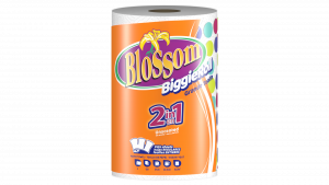 Blossom Biggie Roll 2in1 2 ply 120 sheets single roll 2